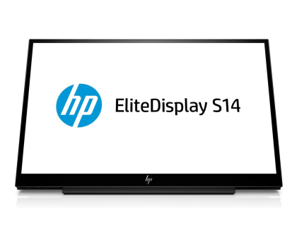 Monitor LED 21" i mniejszy HP 14'' EliteDisplay S14 3HX46AA Czarny